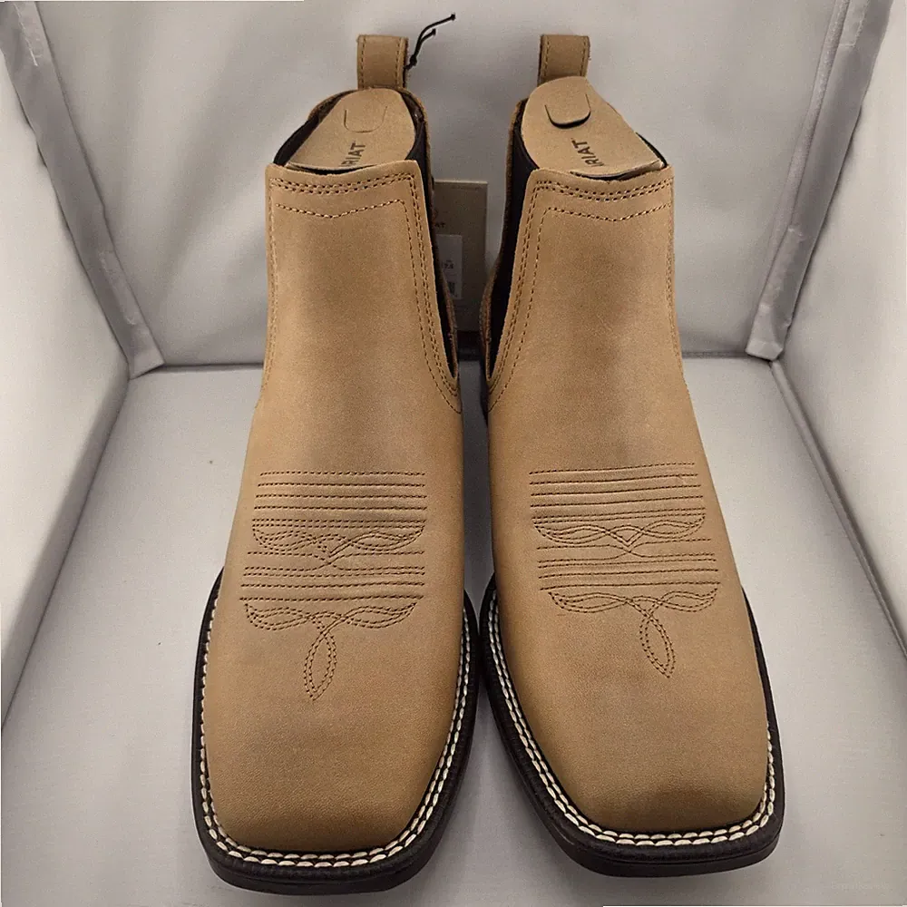 Ariat Booker Ultra Chelsea Western Boots – Almond Brown – Size 7.5 – Brand New